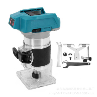 Cross-border wholesale brushless lithium rechargeable trimming machine woodworking board slotting tool digging hole engraving machine small gong machine