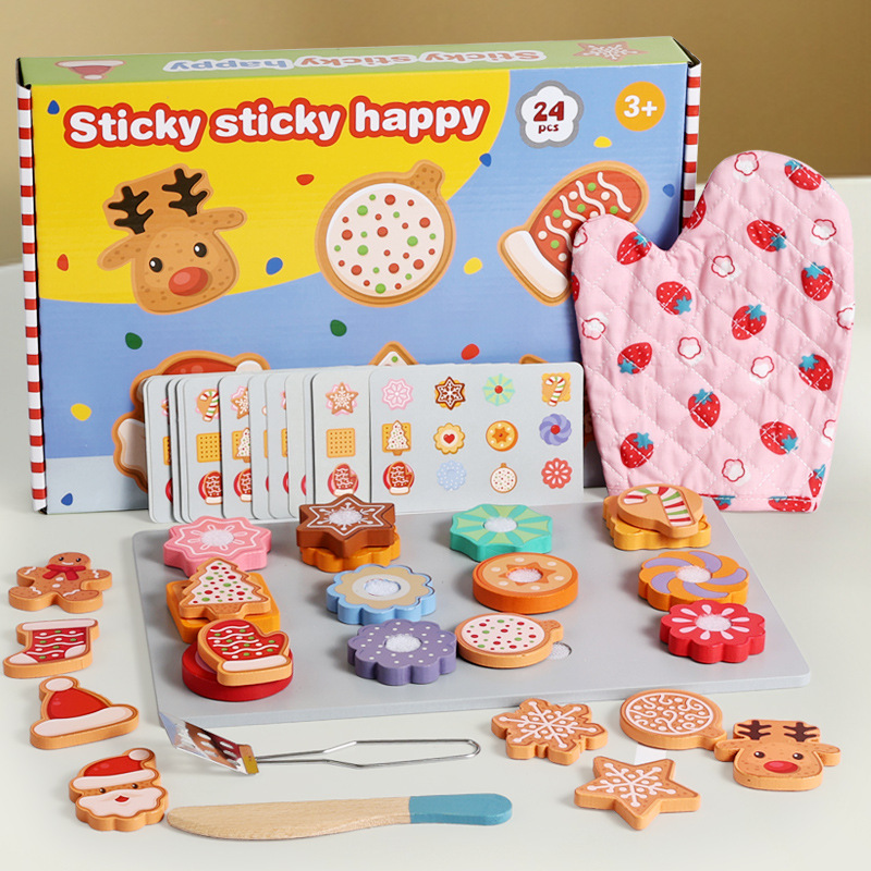 Simulación infantil de la tienda de helados de postres de plato de postre Jugues de roles Educación temprana Puzzle de cocina