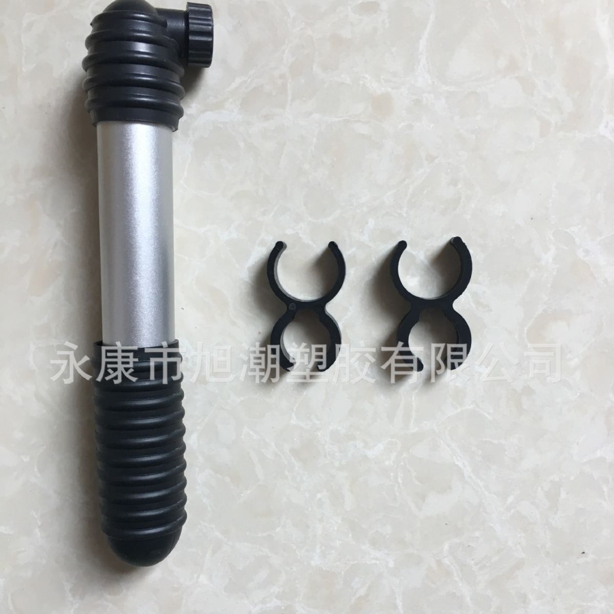 亚马逊迷打你气筒手动打气筒自行车轮胎银色美嘴批发充气高压