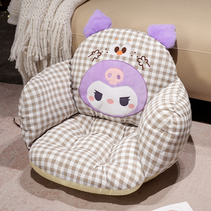 かわいいドーパミン座布団布丁犬椅子マット血寮シート全包椅子マットお尻マットオフィス椅子クッション|undefined