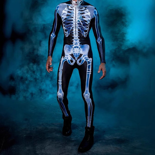 2023 New Hot-Selling Cross-Border Anime Halloween Cosplay Costumes Men's Tight-Fitting Long-Sleeved Jumpsuits Now Available