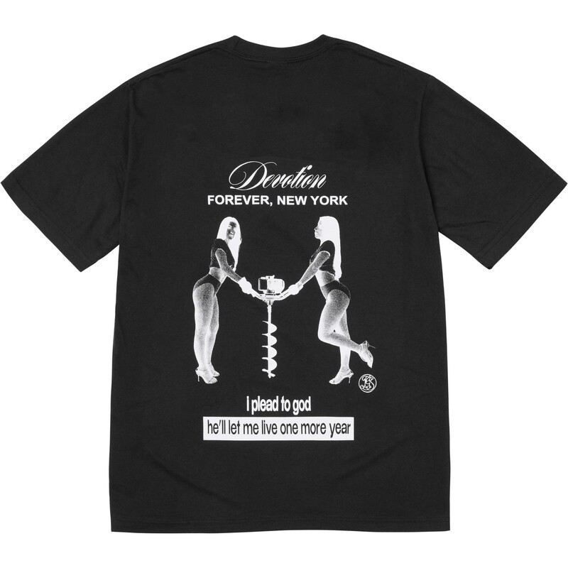 26Fw Devotion Tee Women's Letter Logo Short-Sleeved T-Shirt Pure Cotton Round Neck Unisex Base Shirt 26Fw Devotion Tee Women's Letter Logo Short-Sleeved T-Shirt Pure Cotton Round Neck Unisex Base Shirt