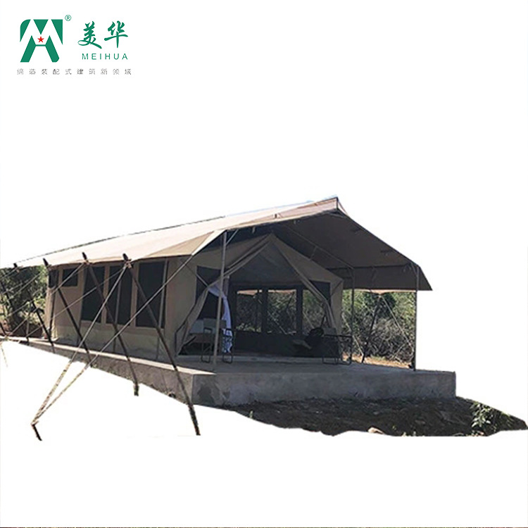 Carpa de hotel para ocio al aire libre, alojamiento móvil, estructura de acero para actividades de camping, impermeable y con protección solar, portátil, camping de lujo ligero.