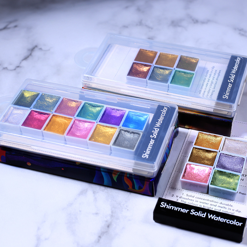 Traje Especial de Pintura de color rojo neto sol estilo oro polvo manchado 2021 transfronterizo nueva manicura acuarela pintura perlado sólido