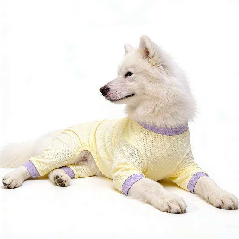 Chaleco de malla transpirable para perros grandes protección sol_voghion.com