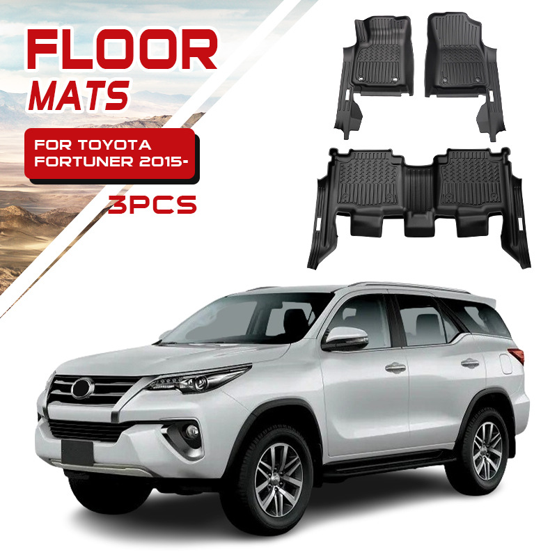 Adecuado para la alfombrilla de coche TPE impermeable Toyota Runner, alfombrilla todo incluido Fortuner Floor Mat