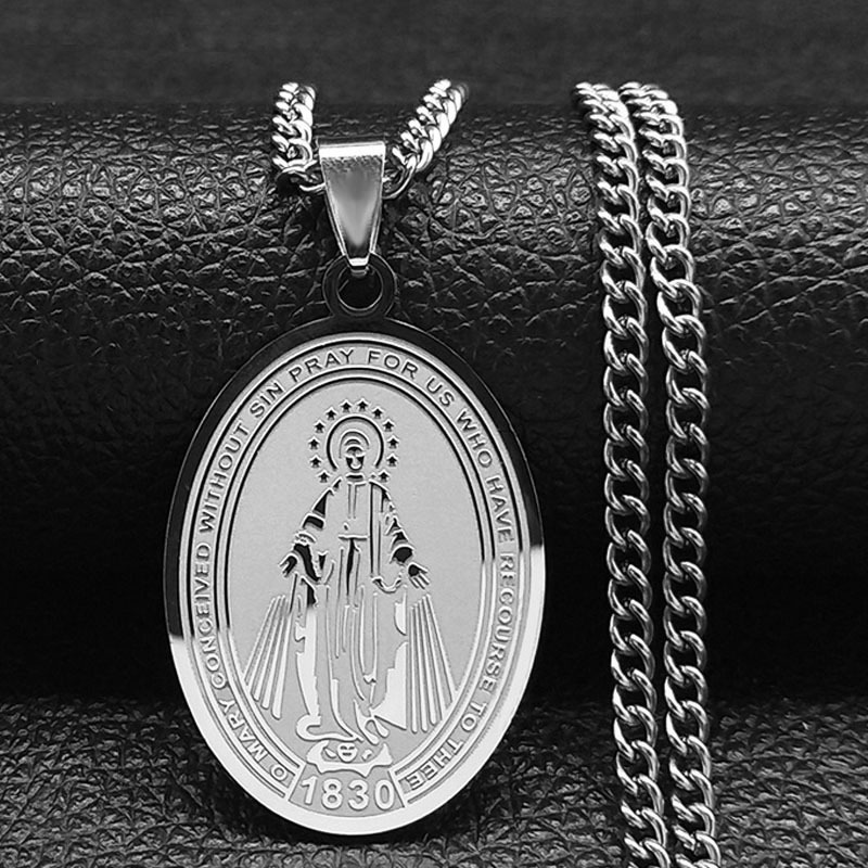 Virgin Mary Necklace 2