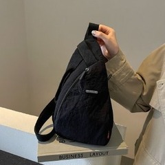 男女兼用新型クロスボディバッグ、女性用カジュアルで多用途な大容量新型アウトドアスポーツ風チェストバッグ