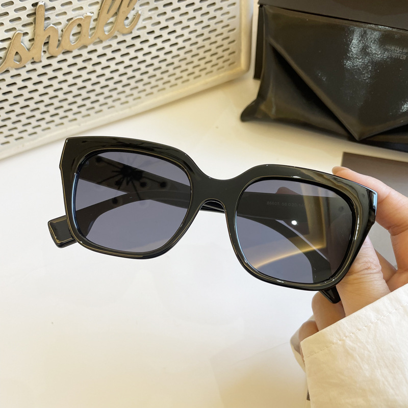 New Sunglasses Macaron Pink Sunglasses with Female Concave Shape for Photography, UV Resistant and High-end Feel, Instagram Sunglasses_voghion.com