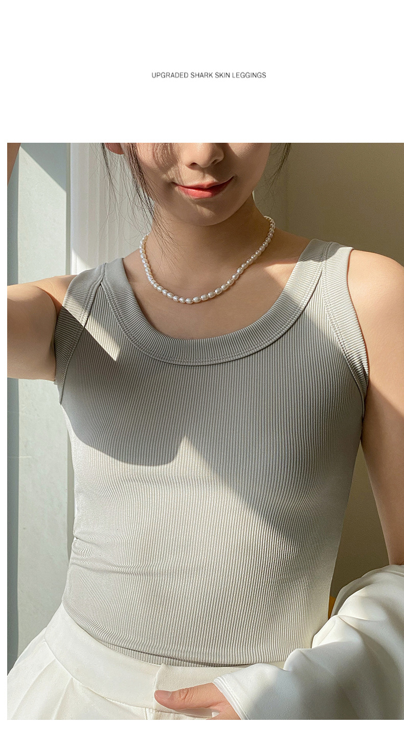 Color Block Pattern Tank Top