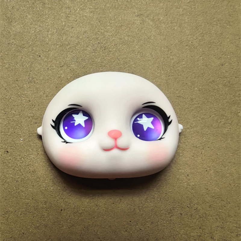 Nuevo tipo de muñeca de peluche encantadora cara accesorios de manos y pies Lila cuero cara accesorios de muñeca caja ciega muñeca mano de muñeca image 8