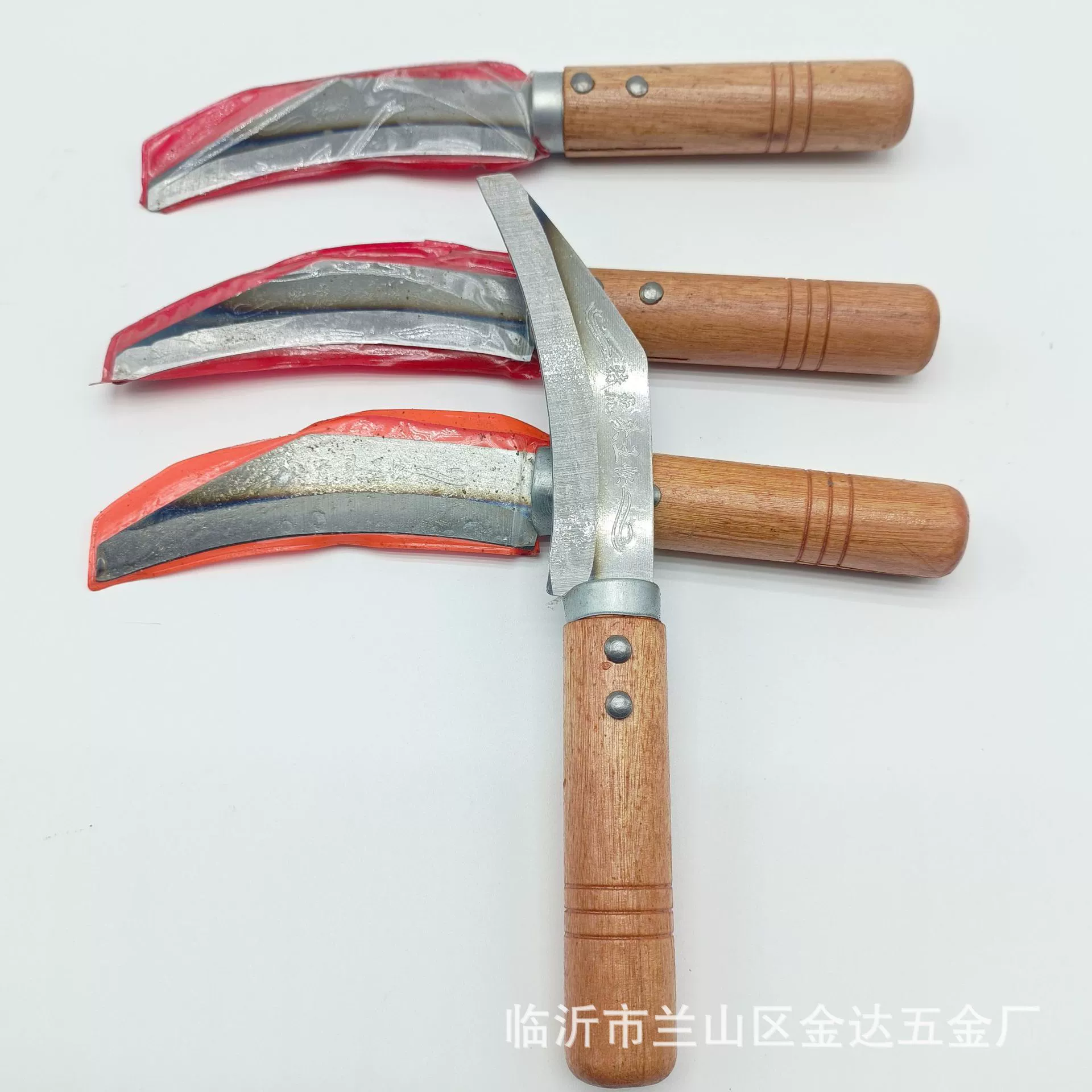 Нож для бритья чеснока маленький изогнутый нож с деревянной ручкой Инструмент для сбора чеснока режущий нож для резки овощного корня деревянная ручка чесночный нож для очистки