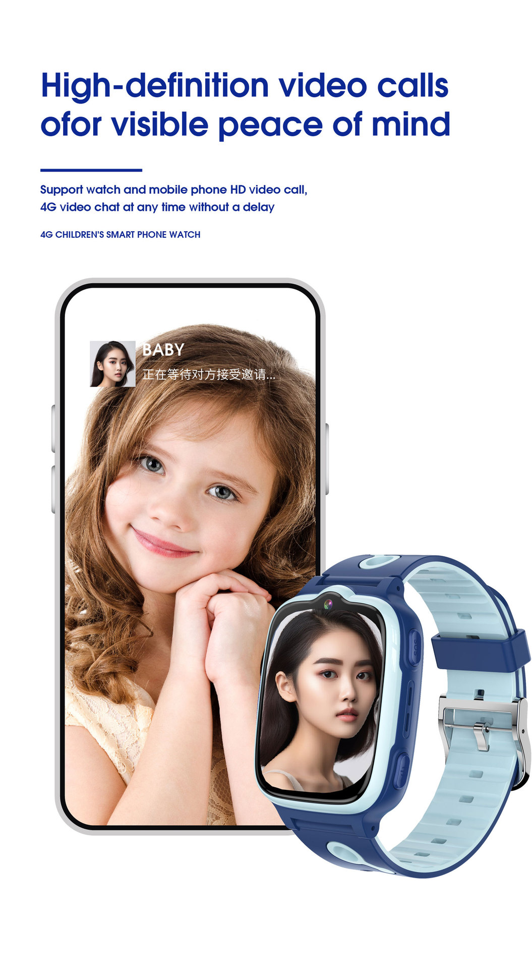 Smartwatch For Kids With 4g Video Calling Sos And Waterproofing_voghion.com