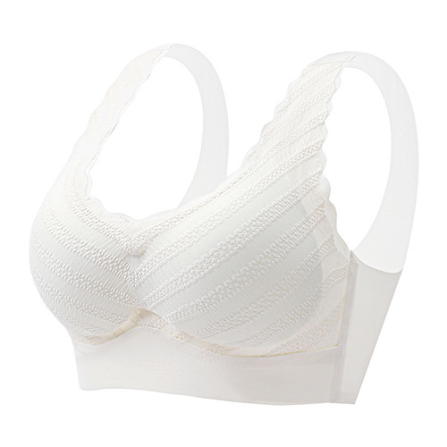 Spring and summer girl's vest push-up unwired lace beautiful back bra seamless cool feeling push-up special underwear for small breasts