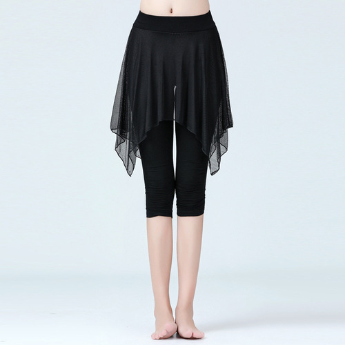 Modern dance practice clothes, pants, body shape, female adults, classical ethnic Chinese dance costumes, modal dance culottes