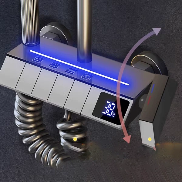 Gun Gray - Aircraft Carrier Button with Ambient Light - With Corner Accessories