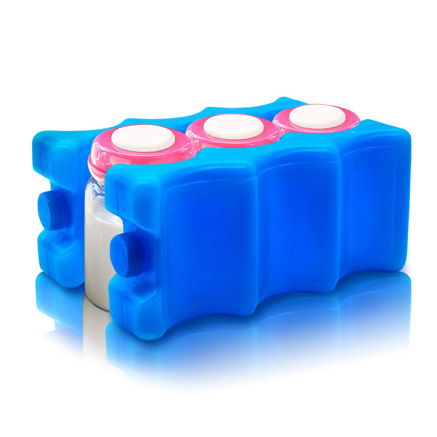 波浪蓝冰盒母乳储存保鲜储奶瓶奶袋专用注水冷冻冰板饮料保鲜冰盒