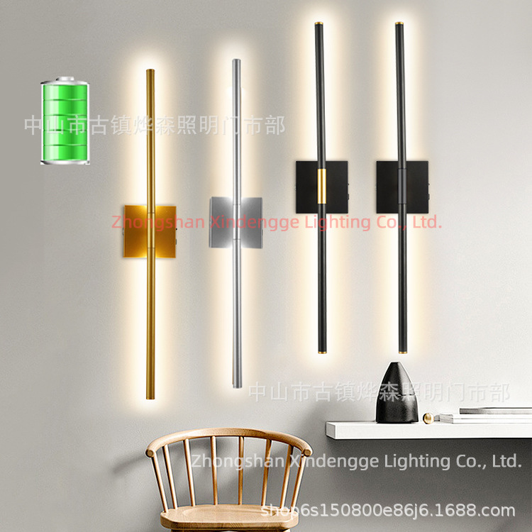 Amazon Wireless Battery-Powered Wall Lamp, Detachable Led Strip Wall Light for Living Room Background Wall and Bedroom Bedside Amazon Wireless Battery-Powered Wall Lamp, Detachable Led Strip Wall Light for Living Room Background Wall and Bedroom Bedside