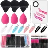 Set, storage box, brush for eyelashes, lip pencil, hairpins, cosmetic sponge, palette, 236 pieces, 20 pieces, 8 pieces, 3 pieces, 1 pieces, 381G
