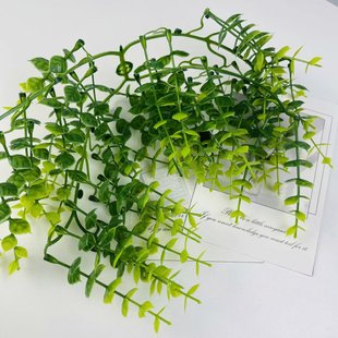 Manufacturer Wholesale Artificial Green Plants Eucalyptus Trending Artificial Flowers Handmade Aquatic Plants Accessories Decoration Office Green Plants