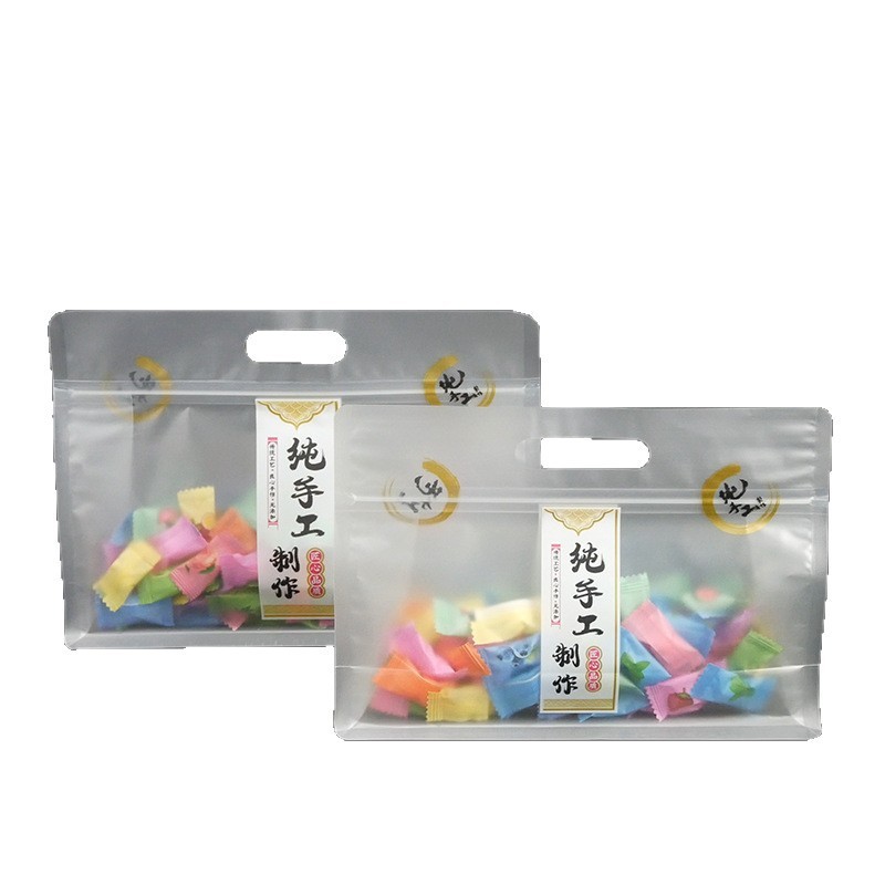 纯手工制作八边封手提包装袋通用食品零食糕点包装袋外包装可热封|undefined