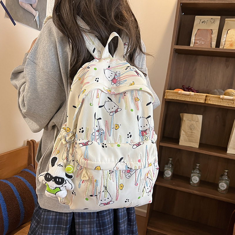 2025 Spring New School Bag Female Japanese Style Ins Sweet Student Computer Bag Cute High-Looking Cartoon Backpack