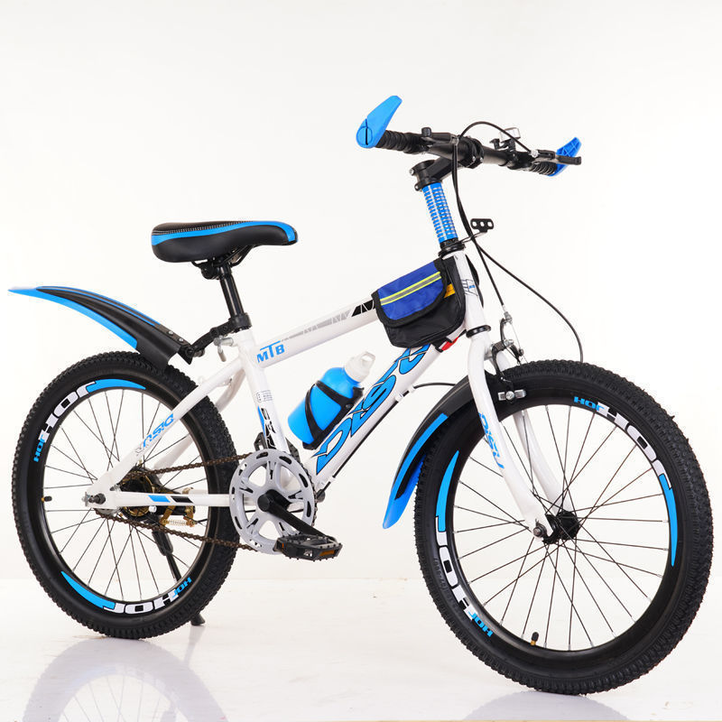 White and blue/single -speed+[gift package]