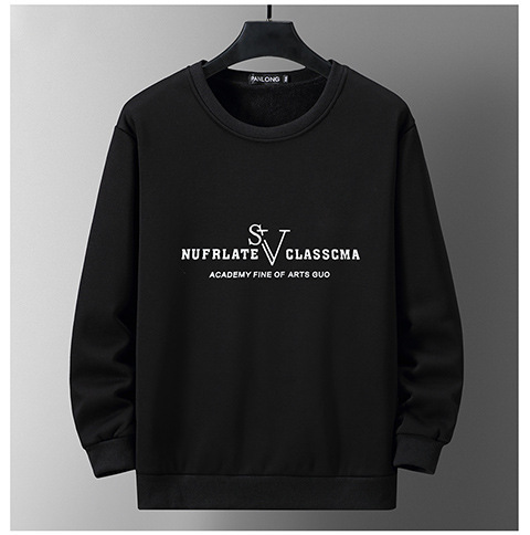 Spring New plus size loose sweater round neck 350 jin fat man Spring New plus size loose sweater round neck 350 jin fat man