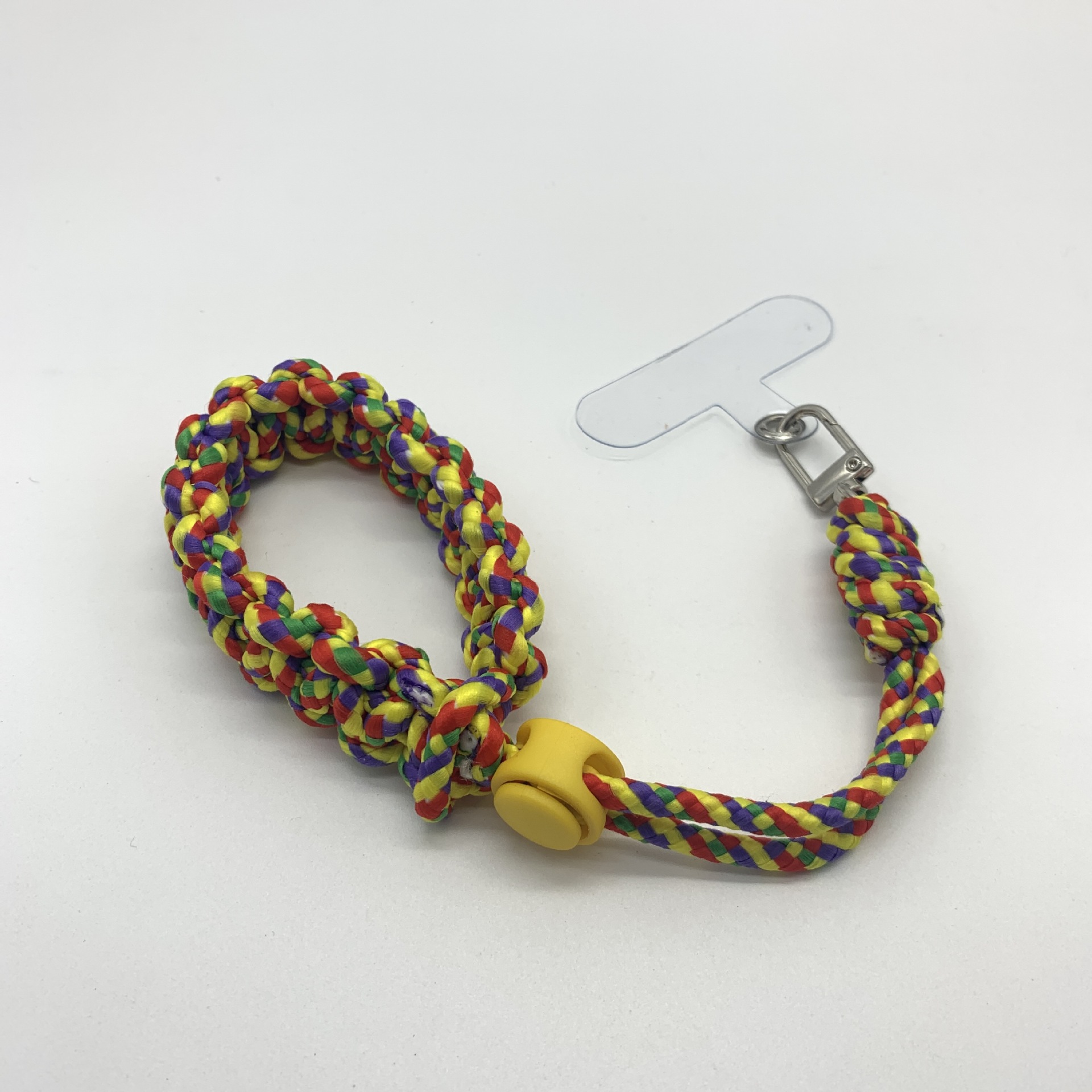 Beijing naranja tejido retráctil teléfono móvil cordón muñeca Cámara anti-Pérdida cuerda hombres y mujeres Correa gruesa resistente a la caída deportes al aire libre