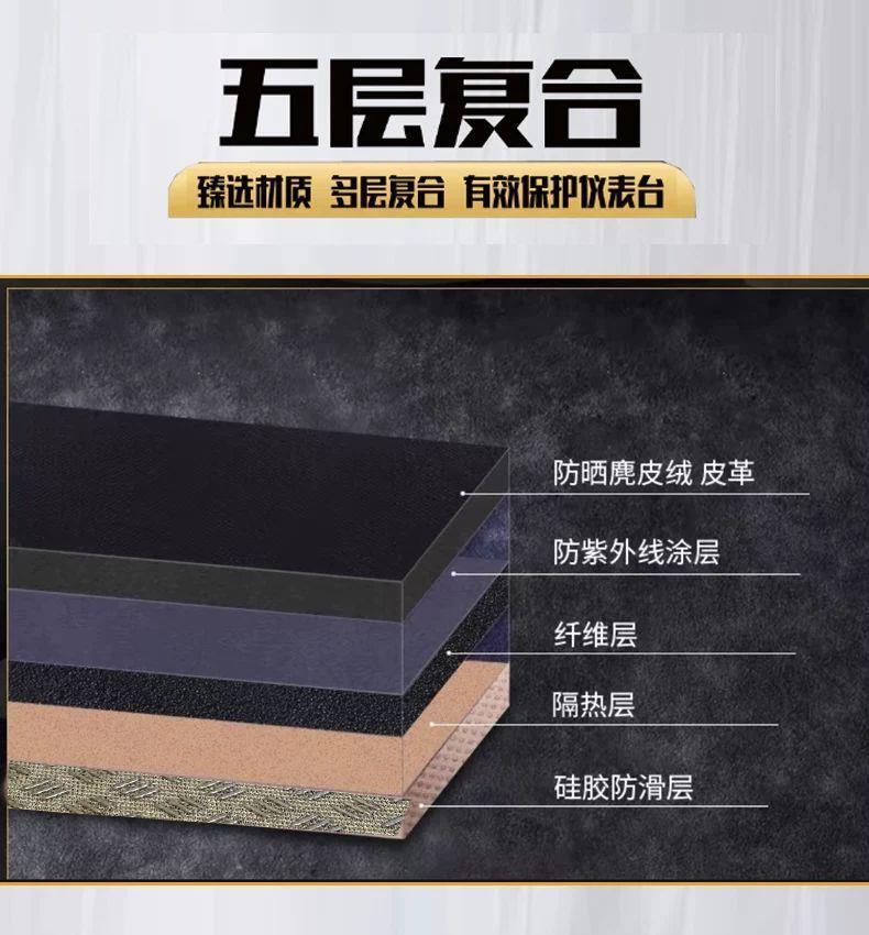 Suitable for Changan Qiyuan Q05 Special Leather Front Desk Mat, Center Console Light-Proof, Sun-Proof, Dust-Proof, Anti-Reflective Mat Modification