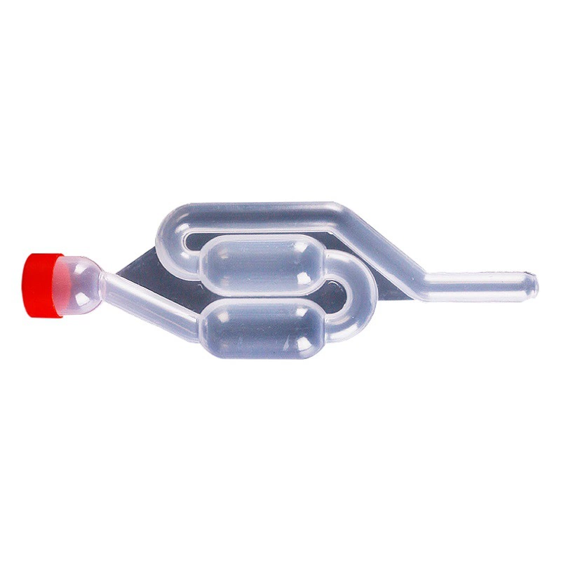 Завод домашнее вино выпускной клапан пластиковый прозрачный PP обратный клапан выход фермента диоксида углерода