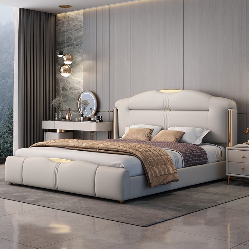 Bedroom Furniture Set Italian Light Luxury Double 1.8X 2m Luxury Master Bedroom King Bed 1.5m Storage Wedding Bed