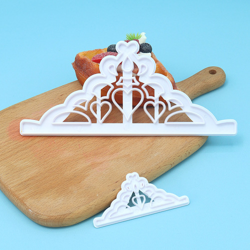 2pcs Crown Press Cutting Mold Cake Decoration Jewelry Mold DIY Tools Low Price Wholesale Cake Mold