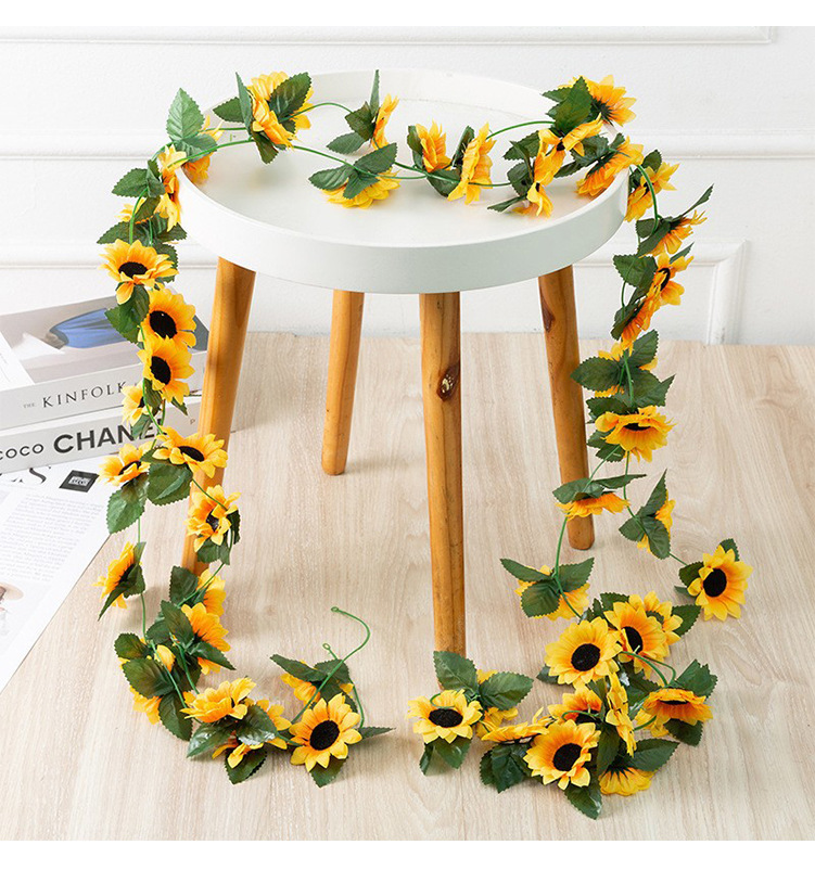 人造尤加利柳叶藤条-婚庆壁挂装饰绿色植物桉树叶仿真尤加利藤条