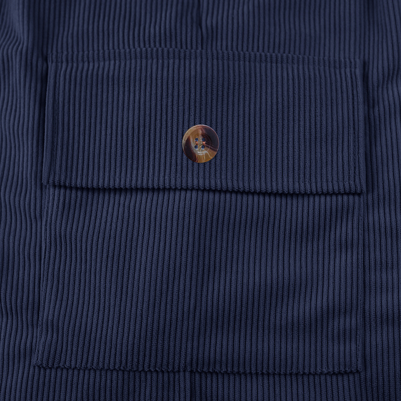 Completo camicia e pantaloncini in velluto a coste uomo caccia_voghion.com
