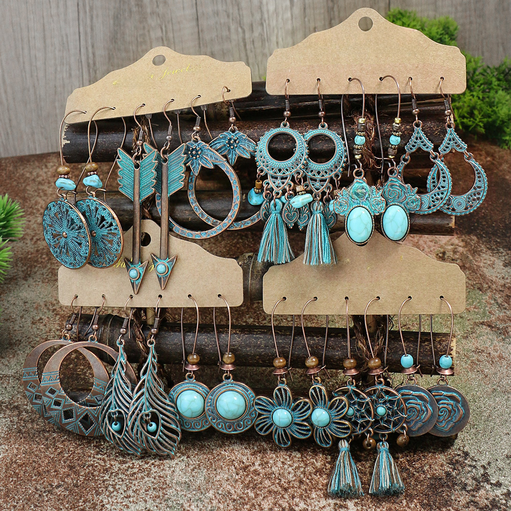 retro ethnic earrings