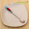 Cartoon fruit fork, mixing stick, cute tableware stainless steel