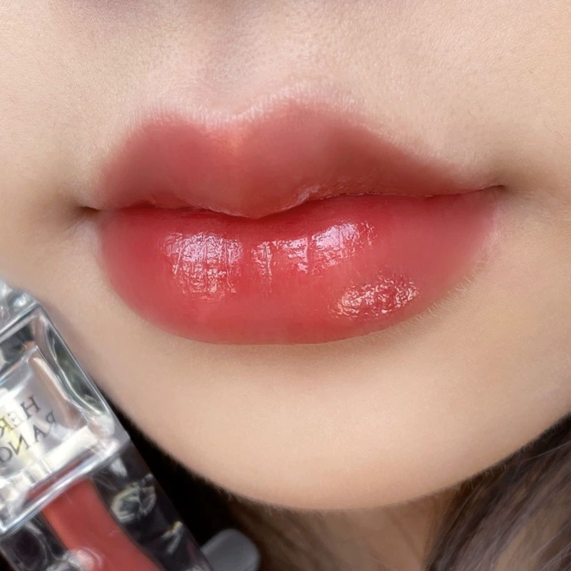 HERORANGE Moisturizing matte glass lip gloss, mirror effect, long-term effect