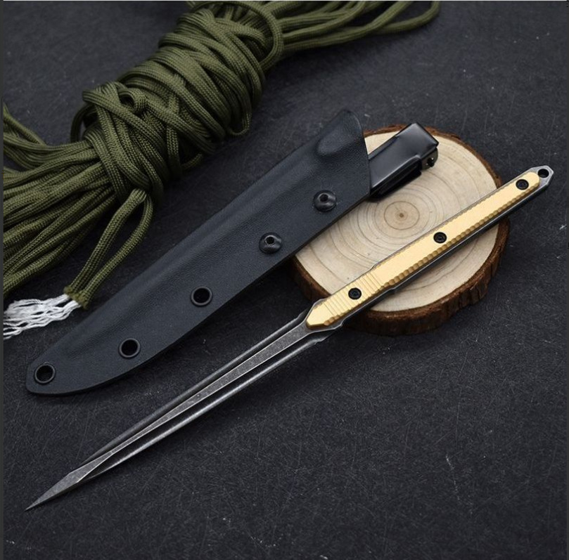 Cuchillo de té Cono de té 440C Cuchilla de té de palanca creativa Colección de agujas de té Juego de té edc Mini herramienta de utilidad de autodefensa
