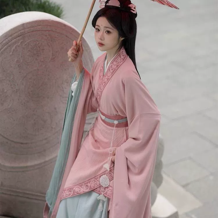 Secret Tang Новый взрослый женский Hanfu Весенняя летняя Северная и Южная династия