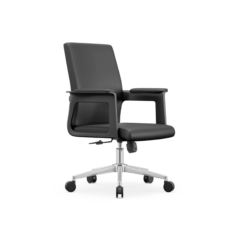 Fabricante silla de oficina de cuero elevación silla giratoria silla de personal comodidad silla de computadora de oficina silla de arco doméstica