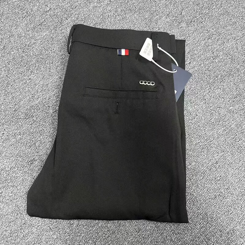 Spring and Autumn Trendy Brand Business Trousers New Style Steel Label Dress Pants Versatile Fashion Trousers Casual Long Pants