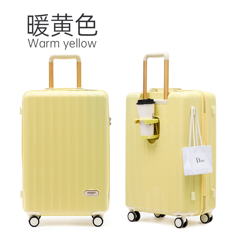 airway日系网红旅行箱轻音万向轮学生行李箱女超轻拉杆箱男登机箱|undefined