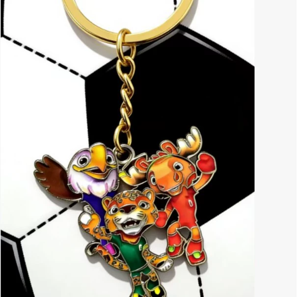 Creative keychain, enamel, souvenir, Birthday gift