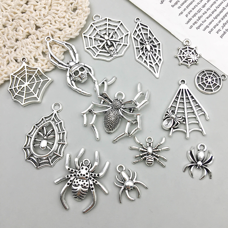 1 retro halloween style spider accessories pendant diy homemade accessories alloy pendant suit 1 retro halloween style spider accessories pendant diy homemade accessories alloy pendant suit