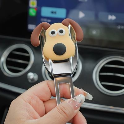 Seat belt shoulder pad – Car Safety Seat Belt - brown-leader-dog-1-pack