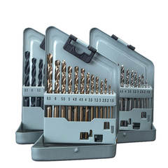 Huhao spiral drill bit set complete electric hammer drill iron hole tungsten steel stainless steel special hand electric turn alloy containing cobalt 