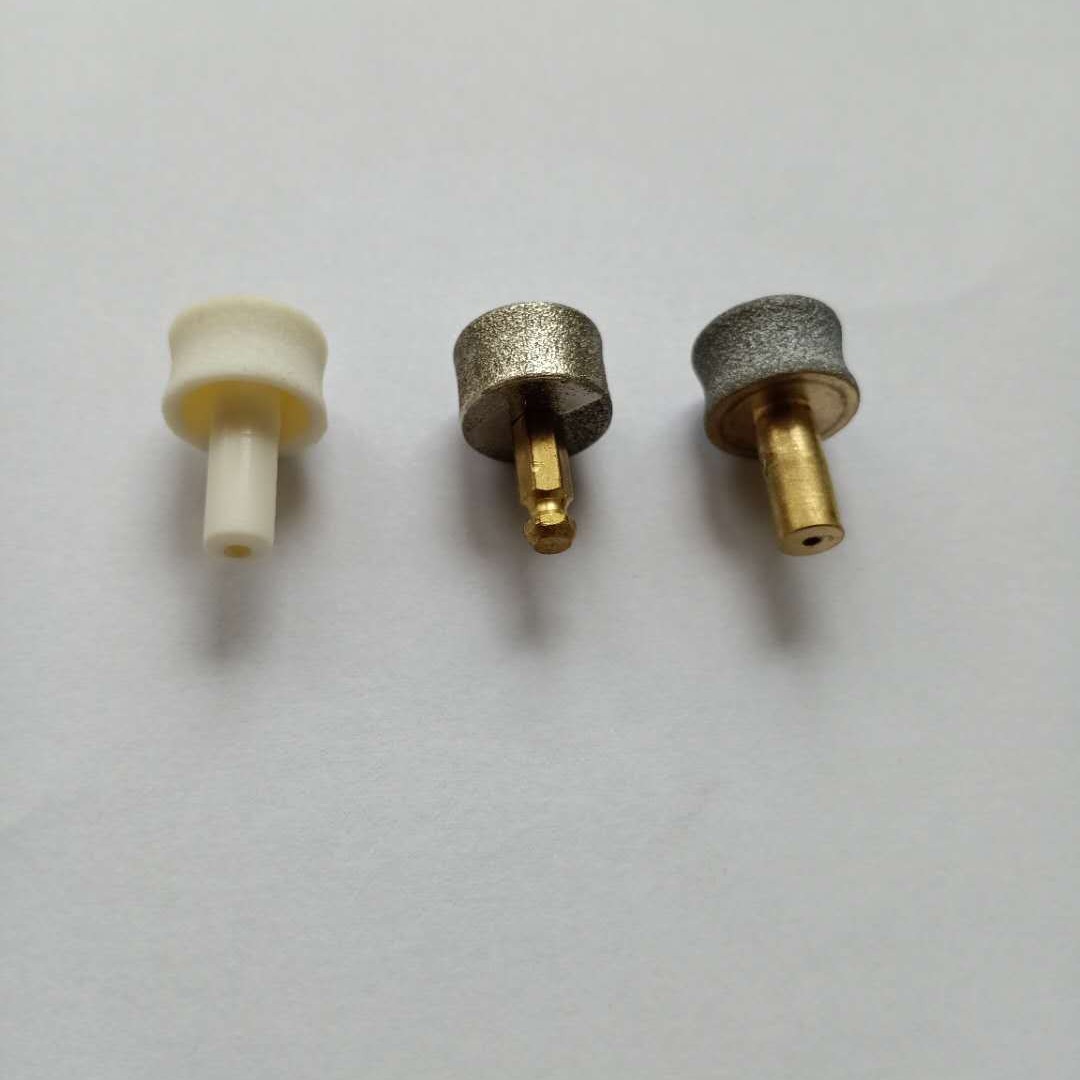 Amoladora de uñas eléctrica para mascotas Emery cabeza de molienda de uñas gato perro cortauñas eléctricas Dispositivo de reparación de garra automática cabeza de molienda de jade de acero blanco