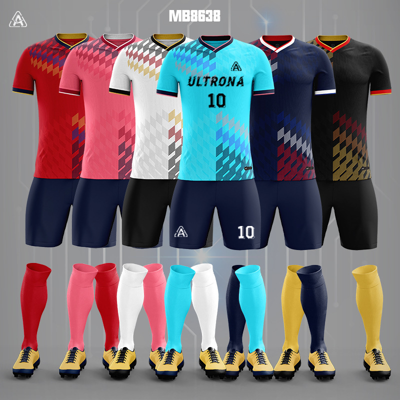 Ropa de entrenamiento de fútbol para niños verano adultos niños y niñas Escuela Primaria estudiante equipo competencia personalizada rendimiento ropa deportiva al por mayor