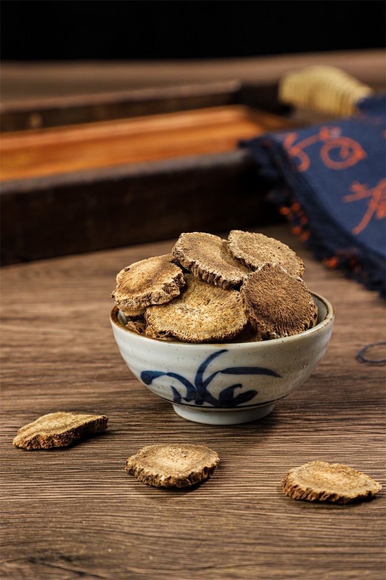Dried Costus Root Slices Mu Xiang 500g Sichuan Herbal Decoction Pieces in use